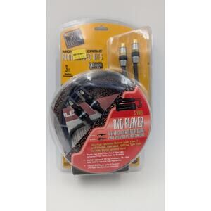 Monster Cable DVD Player Audio Video Kit 3ft S-Video + Fiber Optic Cable...